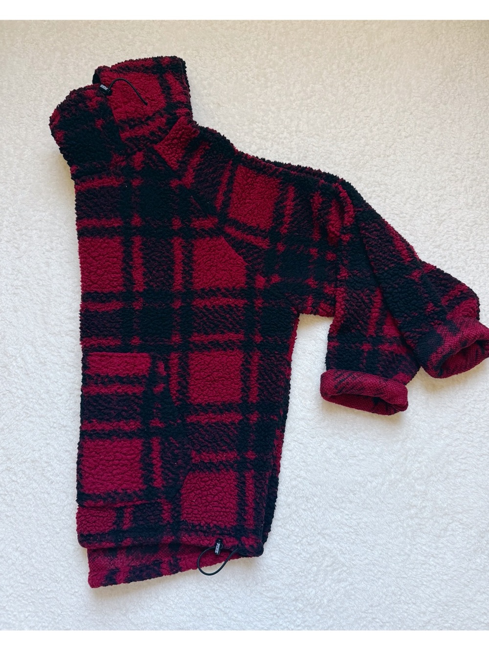 Victoria’s Secret Plaid Sherpa Hoodie